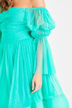 Amora Green Tulle Dress