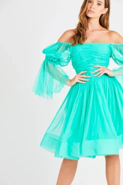 Amora Green Tulle Dress