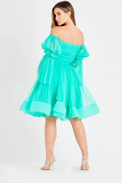 Amora Green Tulle Dress