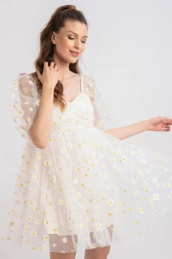 Daisy Tulle Mini Dress