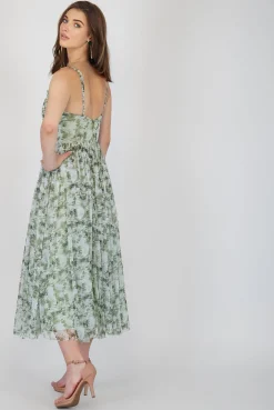 Dane Green Corset Midi Dress