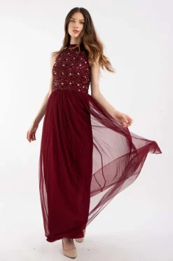 Gui Burgundy Bridesmaid Dress
