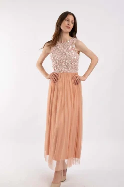 Hazel Blush Pink Bridesmaid Dress
