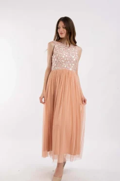 Hazel Blush Pink Bridesmaid Dress