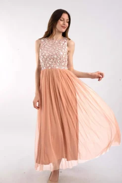 Hazel Blush Pink Bridesmaid Dress