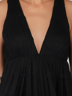 Ivy Black Tulle Mini Dress