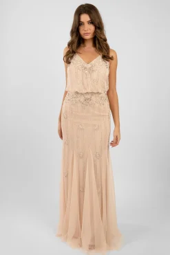 Keeva Nude Blush Bridesmaid Dress