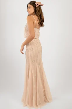 Keeva Nude Blush Bridesmaid Dress
