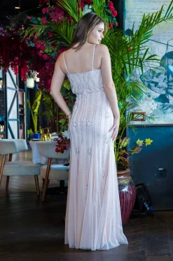 Keeva Nude Blush Bridesmaid Dress