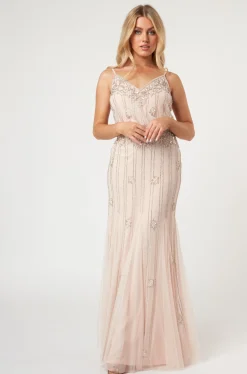 Keeva Nude Blush Bridesmaid Dress