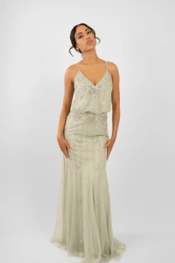 Keeva Pale Aqua Bridesmaid Dress
