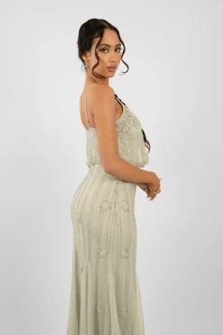 Keeva Pale Aqua Bridesmaid Dress