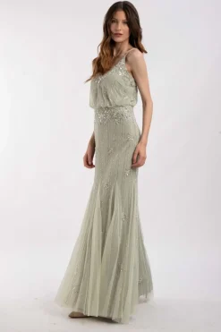 Keeva Pale Aqua Bridesmaid Dress