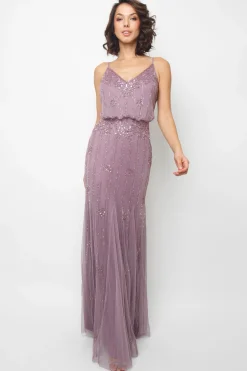 Keeva Purple Bridesmaid Dress