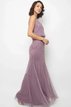 Keeva Purple Bridesmaid Dress