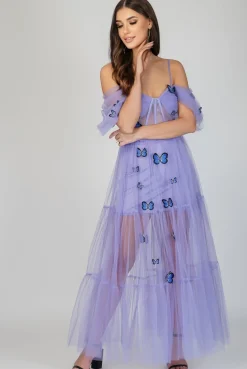 Lottie Purple Butterfly Dress