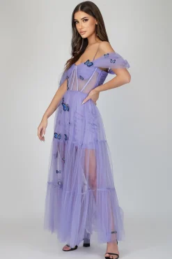 Lottie Purple Butterfly Dress