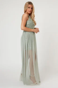 Lulu Sage Bridesmaid Dress