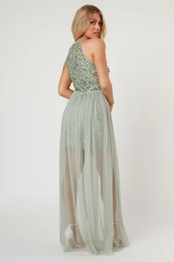 Lulu Sage Bridesmaid Dress