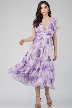 Madison Lavender Chiffon Bridesmaid Dress