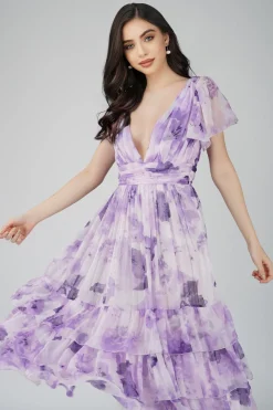 Madison Lavender Chiffon Bridesmaid Dress