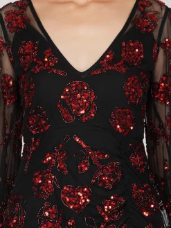 Nerissa Rose Embellished Maxi Dress
