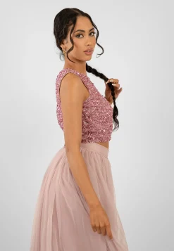 Picasso Pink Sequin Top