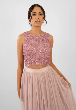 Picasso Pink Sequin Top