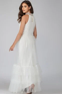 Safa Bridal Tulle Gown In Ivory